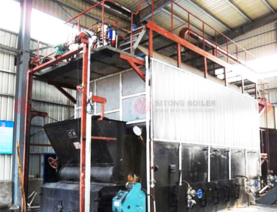 8 ton Coal Fired Chain Grate Steam Boiler Used for Dairy Production in the Philippines
