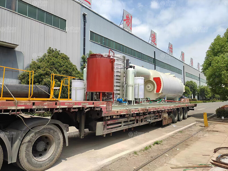 3 ton of Skid-mounted Oil Gas Fired Steam Boiler Used for a Sugar Processing Factory in Venezuela
