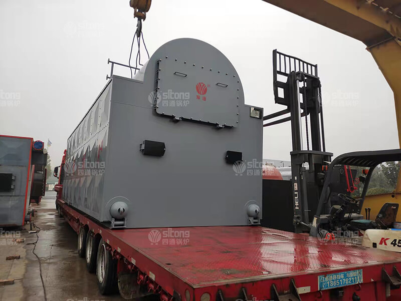 10 ton Biomass Boiler Used for Production of a Salt Factory in Thailand