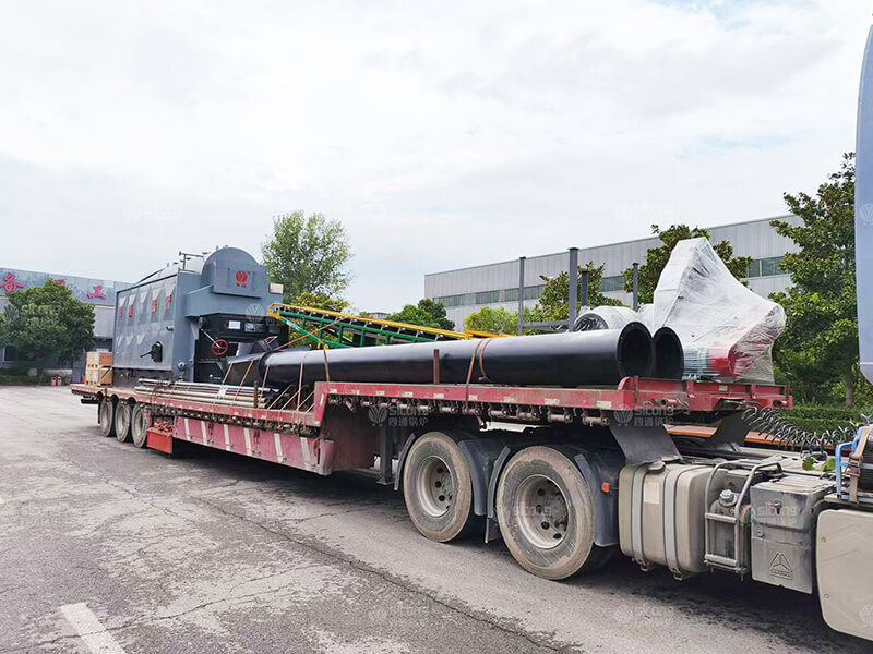 3 ton Biomass Fired Chain Grate Steam Boiler Used for a Palm Oil Factory in the Philippines