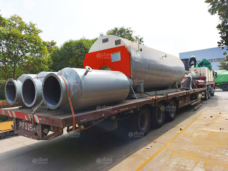 3 Sets of 6 ton Diesel Fired Steam Boiler Used for a Instant Noodle Factory in Yemen