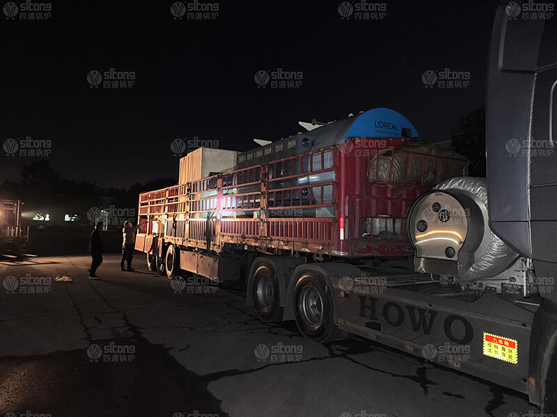 3 ton of Electric Heating Steam Boiler Used for a Cosmetics Enterprise in Mexico