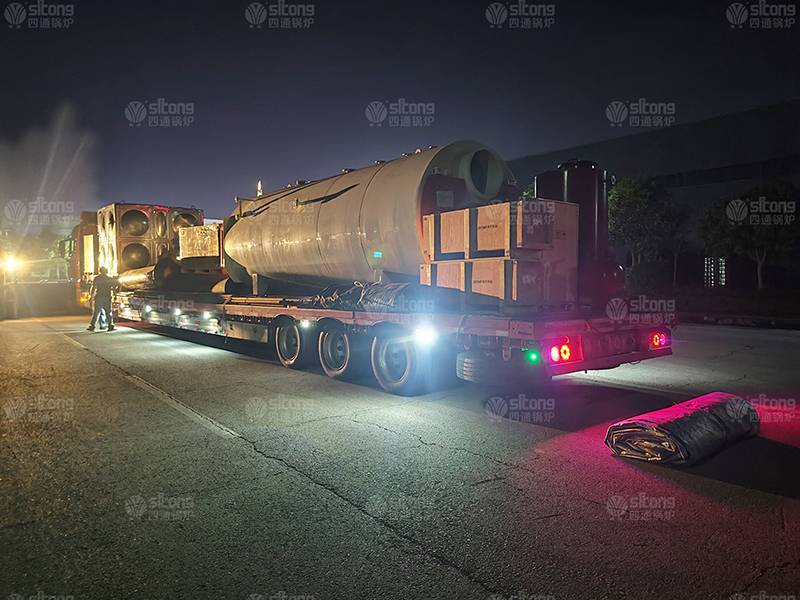 6 ton of Diesel Fired Steam Boiler Used for a Corrugated Paper Factory in Saudi Arabia