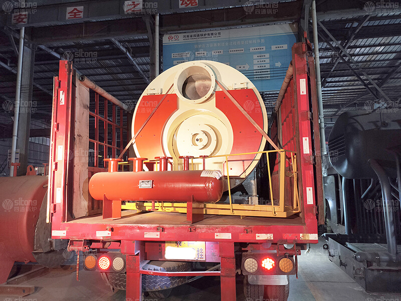 4 ton of Diesel & Heavy Oil Fired Steam Boiler Used for an Edible Oil Factory in the Philippines