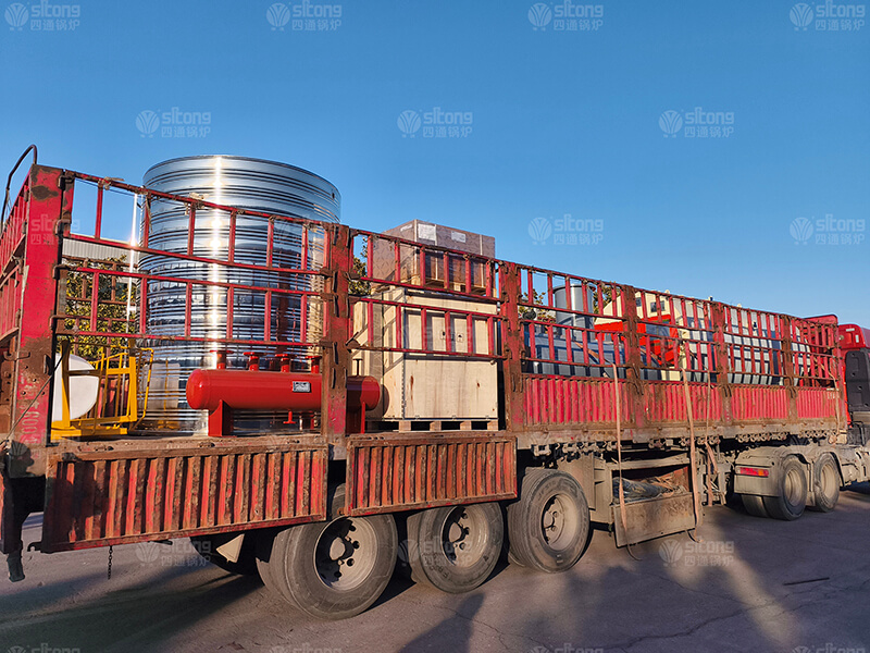 2 ton of Natural Gas Fired Steam Boiler Used for a Food Enterprise Shipped to Indonesia